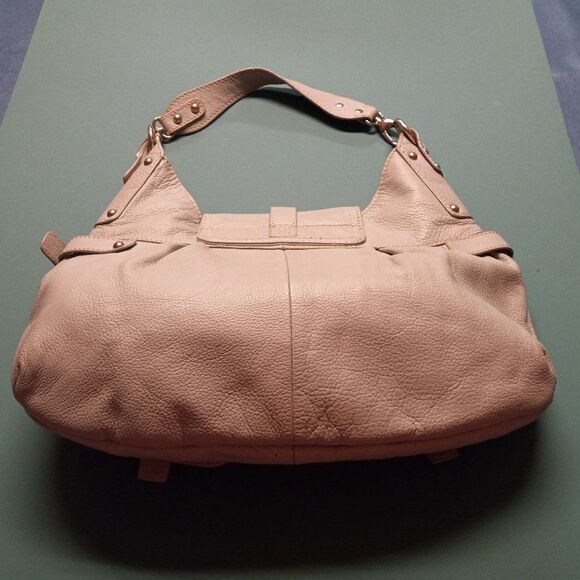 Barr & Barr New York  Light Blue Leather Silver tone Metal Shoulder bag - Picture 3 of 10